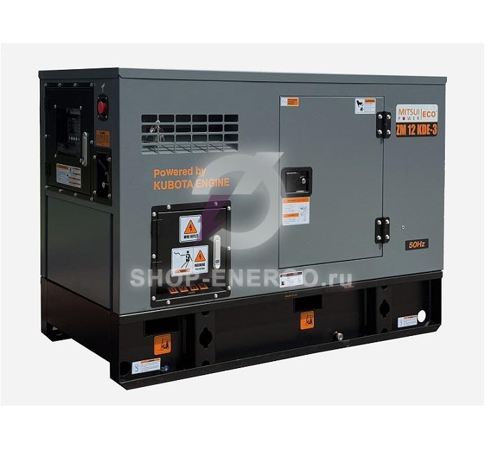 Дизельный генератор Mitsui Power ECO ZM 12 KDE-3 Дизельный генератор Mitsui Power ECO ZM 12 KDE-3