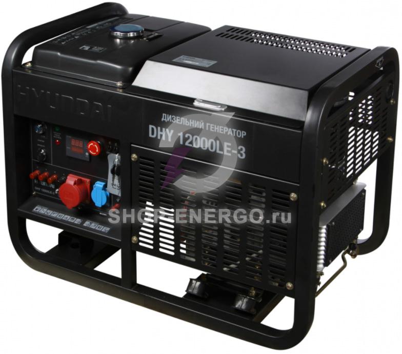 Дизельный генератор Hyundai DHY12000LE-3