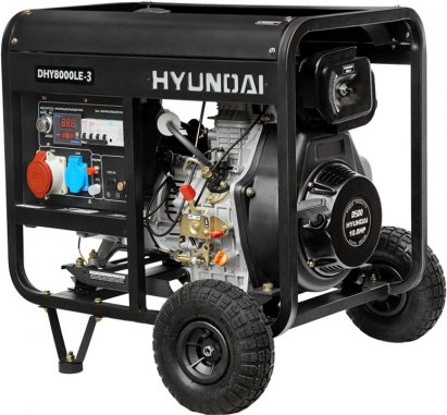 Дизельный генератор Hyundai DHY8000LE-3