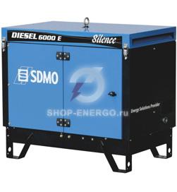 Бензиновый генератор SDMO DIESEL 6000 E AVR SILENCE