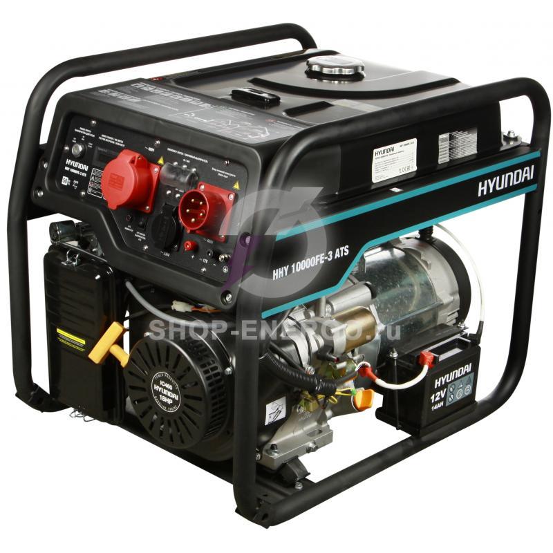 Бензиновый генератор Hyundai HHY10000FE-3 ATS