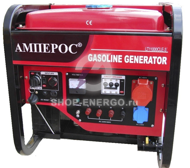 Бензиновый генератор Амперос LT11000CLE-3