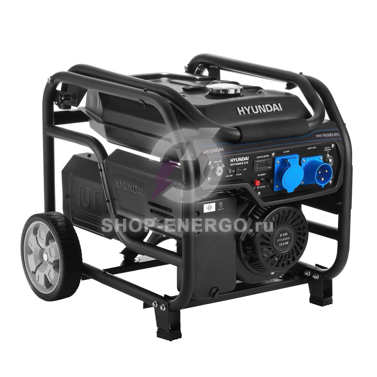 Бензиновый генератор Hyundai HHY9050FE ATS Бензиновый генератор Hyundai HHY9050FE ATS